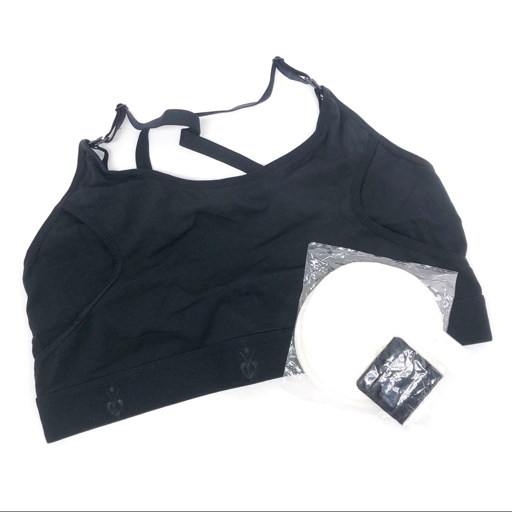 (F-17) Lupantte Nursing Bra Black Large